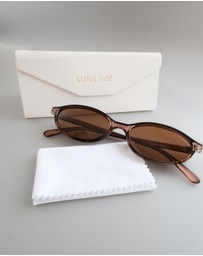 Luna Rae - Expresso - Soho Slims Sunglasses