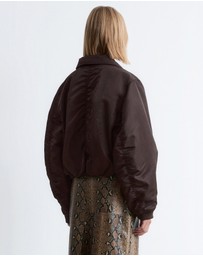 & Other Stories - Cropped Bomber Jacket