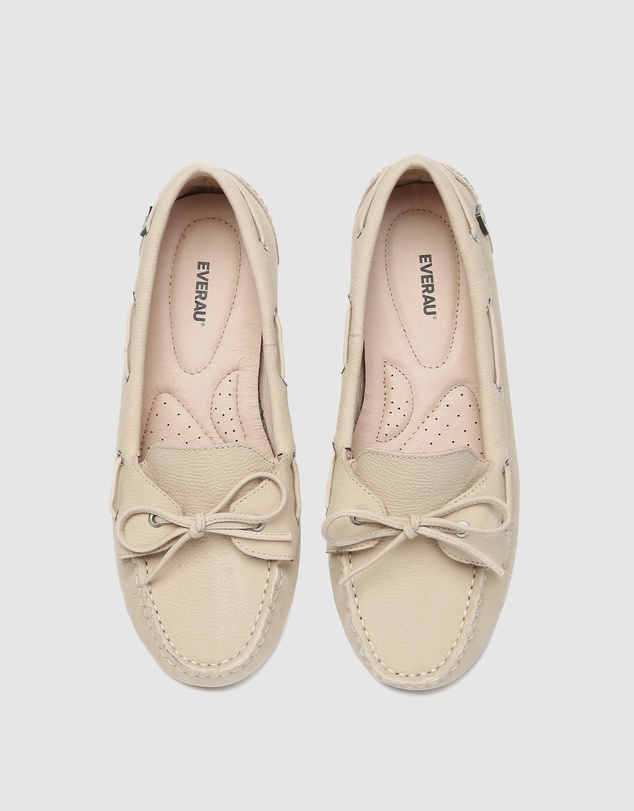 EVERAU - EverAU Ugg Monty Cow Leather Upper Loafer Oxfords Flats