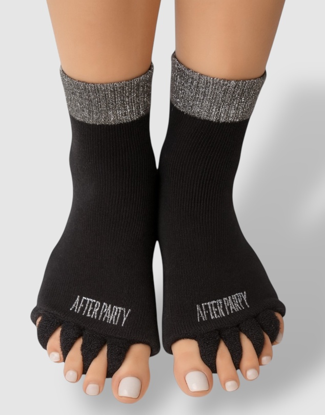 High Heel Jungle - The After Party Silicon Gel Toe Separators & Foot Relief Alignment Socks - Value Bundle