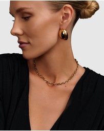 Nialaya Jewellery - Gold Rope Chain Choker