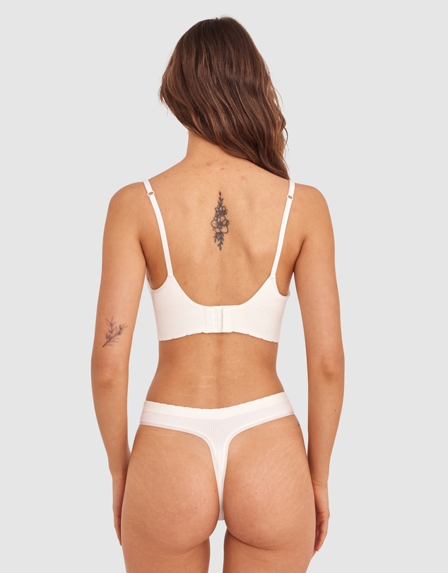 Bras N Things - Darling Push Up Wirefree - Ivory