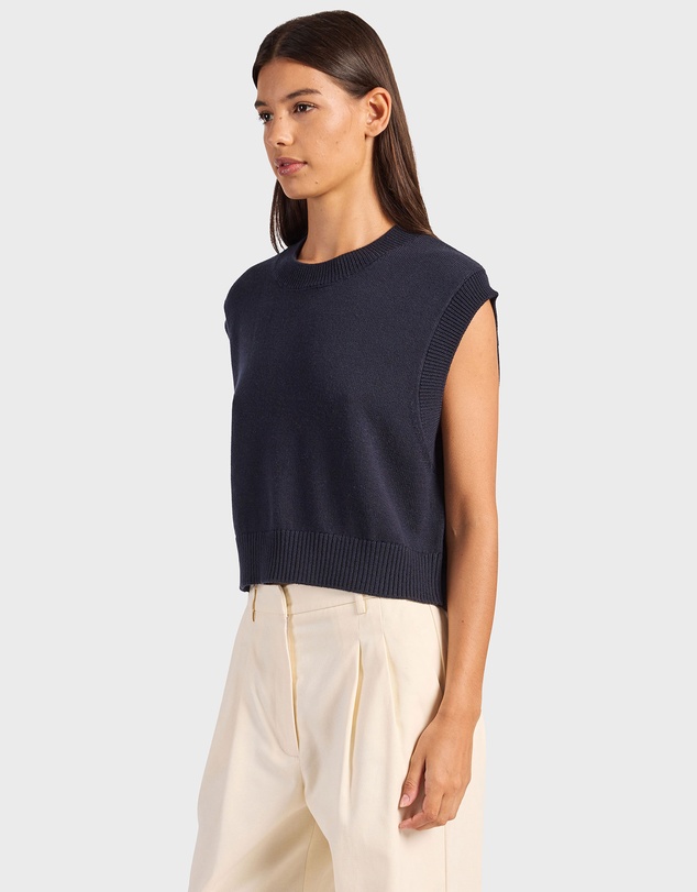Academy Brand - Flora Crew Knit Vest