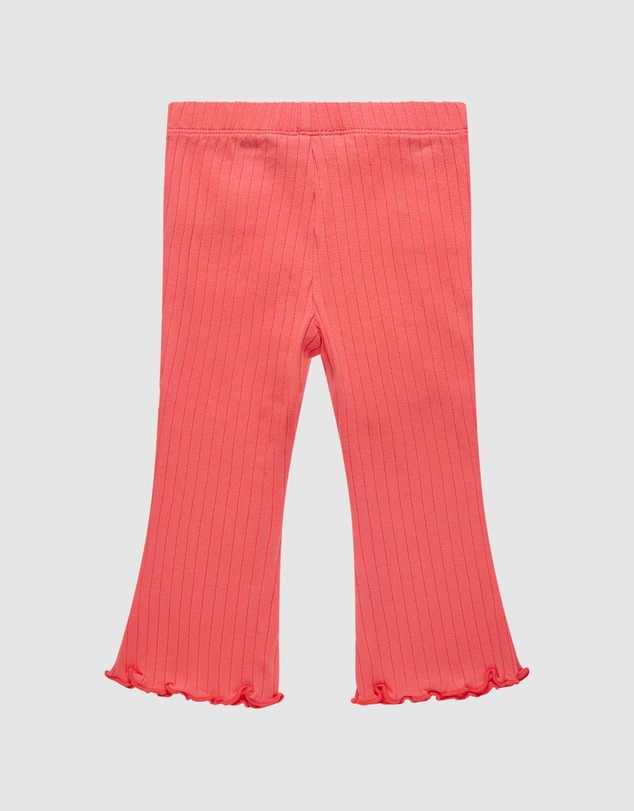 Rock Your Baby - Disco Flare Baby Legging in Raspberry