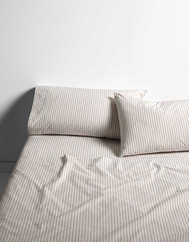 Aura Home - Ticking Stripe Sheet Set