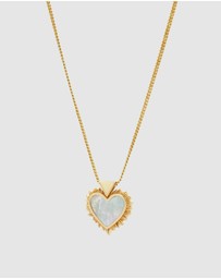 Karen Walker - Flaming Mother of Pearl Necklace 45cm