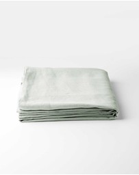 Aura Home - Emile Linen Flat Sheet