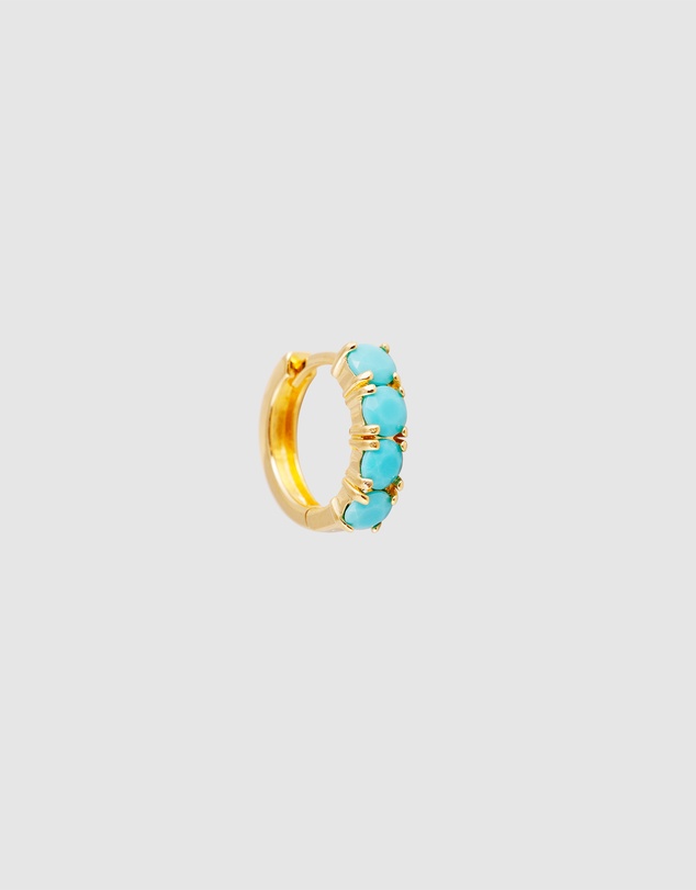 FAIRLEY - Turquoise Midi Hoops
