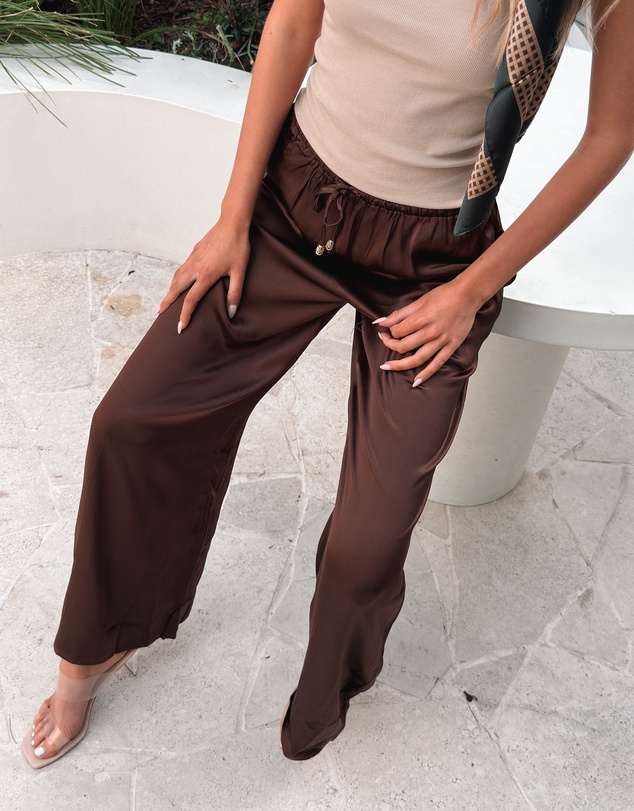 Esther & Co - Selandra Pants - Brown