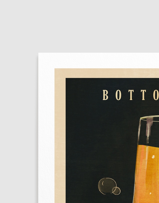 Olive et Oriel - Bottomless Mimosas Art Deco Cocktail Bar Art by The Whiskey Ginger Art Print