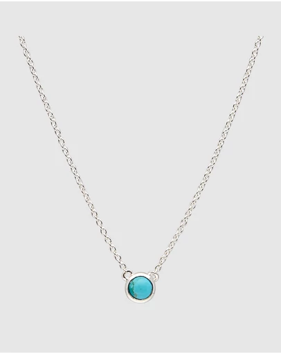 Najo - Heavenly Turquoise Silver Necklace
