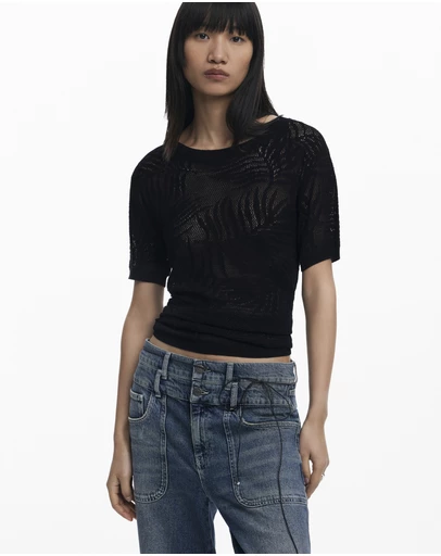 Desigual - Knit T-shirt