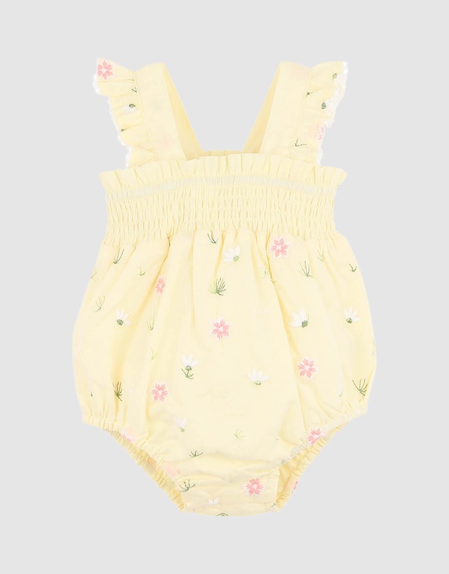 Bebe by Minihaha - Pia All Over Embroidery Bodysuit - Babies