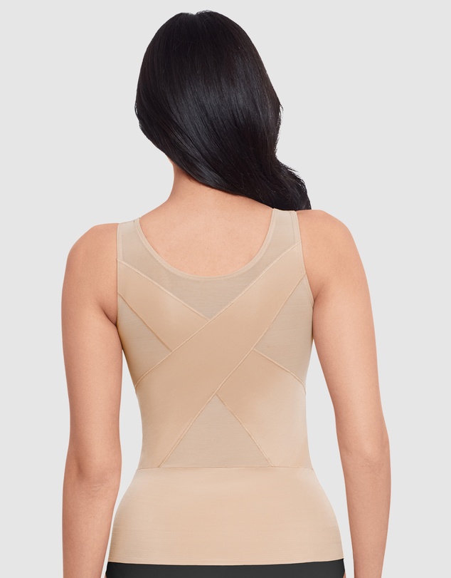 Miraclesuit Shapewear - Back Wrap Padded Cup Smoothing Posture Support Camisole