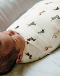 Kynd Baby - Large Stretchy Swaddle in Dachshund