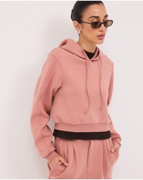 Calli - Conrad Bonded Jersey Hoodie