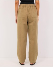 Calli - Matt Soft Twill Pants
