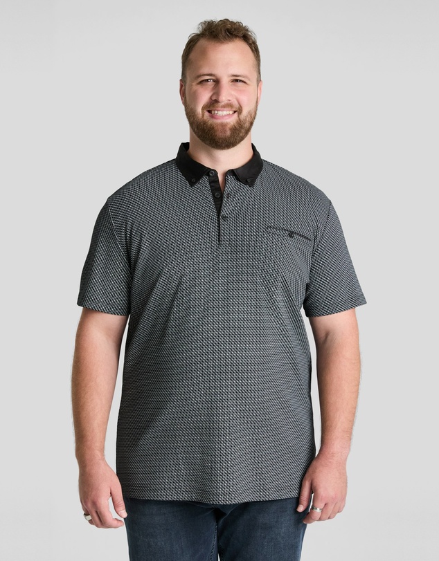 Johnny Bigg - Leo Print Polo