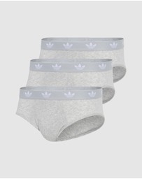 adidas Originals - 3 Pack Comfort Flex Cotton Brief Underwear