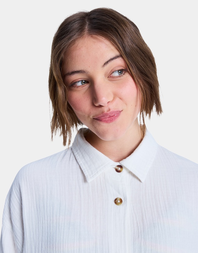 Roxy - Womens Morning Shinte Stripe Long Sleeve Shirt