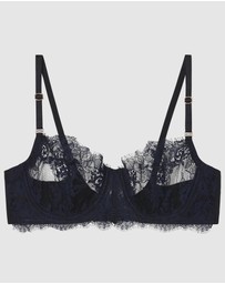 Skarlett Blue - Entice Wired Sheer Lace Balconette Bra