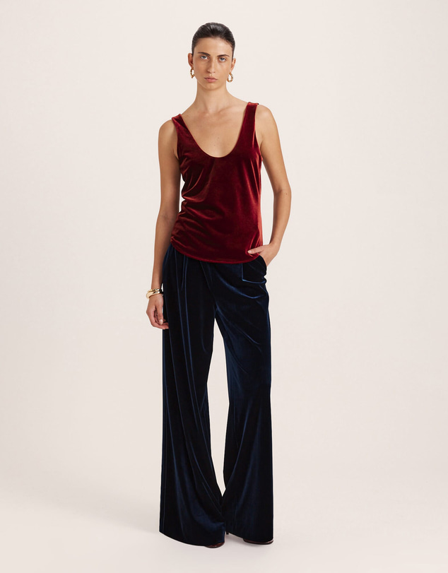 SABA - Lea Velvet Bias Tank