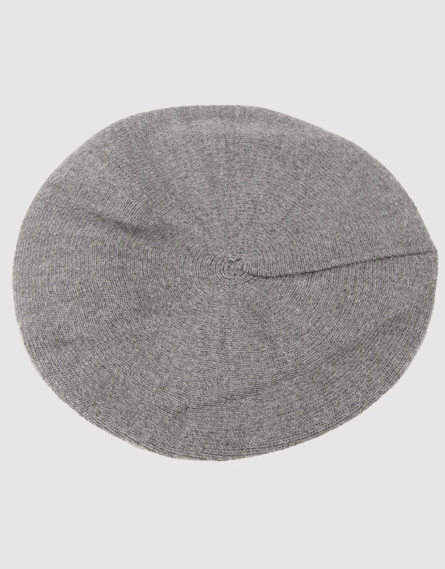 Max Alexander - European Made Grey Soft Wool Beret