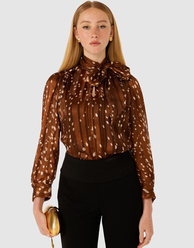 SACHA DRAKE - Hazel Tie Front Blouse