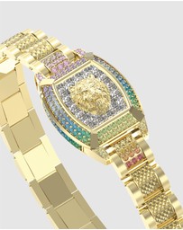 GUESS - 27mm Lion Pave Bracelet