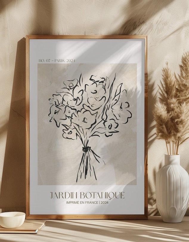 Olive et Oriel - Jardin Botanique No01 by Treechild Art Print