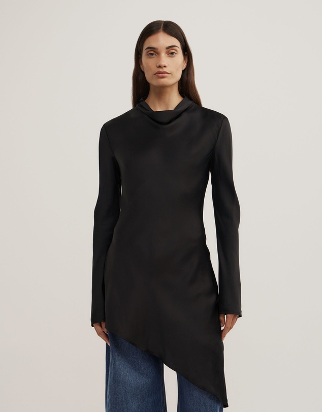 Witchery - Long Sleeve Asymmetric Tunic Top