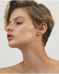 SAINT VALENTINE - True Love Flatback Studs - Gold