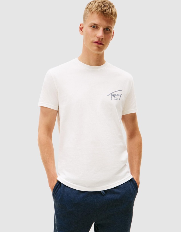 Tommy Jeans - Regular Sign Backprint Short Sleeve T-Shirt
