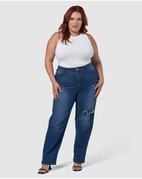 Indigo Tonic - Ruby Straight Leg Distressed Jean