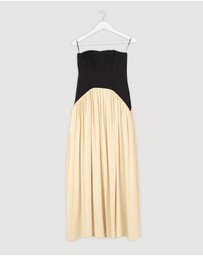 Revibe - Repaired Minima Esenciales Karis Drop Waist Maxi Dress - AU 8