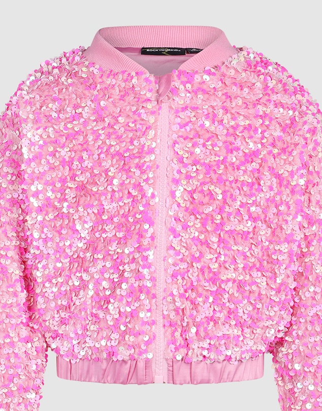 Rock Your Kid - Glitzy Bomber Jacket - Kids-Teens