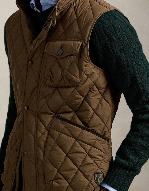 Polo Ralph Lauren - The Beaton Quilted Utility Vest - ICONIC EXCLUSIVE