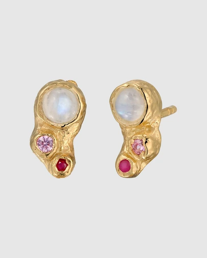 Haze & Glory - ICONIC EXCLUSIVE - Moonlit Nugget Earrings - Gold