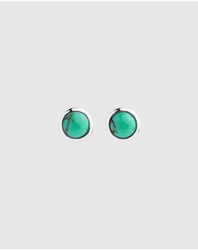 Najo - Husk Turquoise Stud Earring