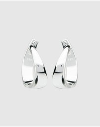 Najo - The Plunge Silver Earrings