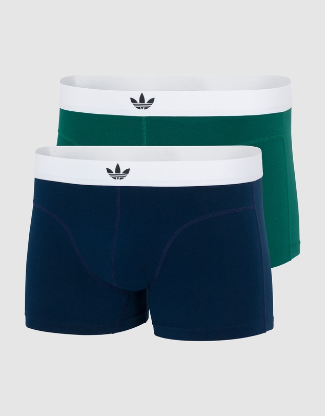 adidas Originals - 2 Pack Comfort Flex Cotton Body Lines Trunk Underwear