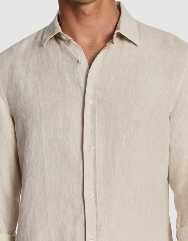 yd. - West Hampton Pure Linen Shirt