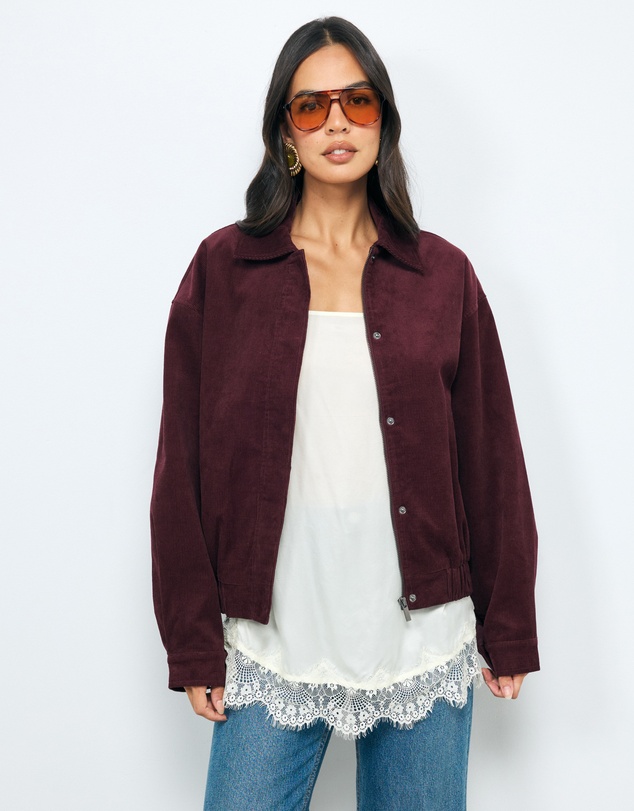 AERE - Nara Corduroy Bomber Jacket