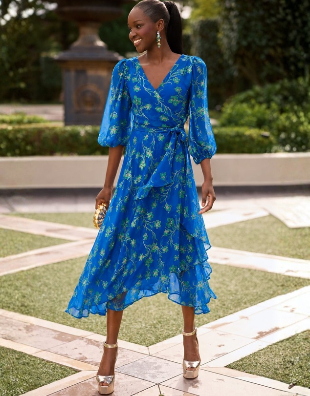 SACHA DRAKE - Water Lily Wrap Dress