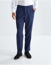3 Wise Men - 3 Wise Men Wallace Wool Trouser - Navy