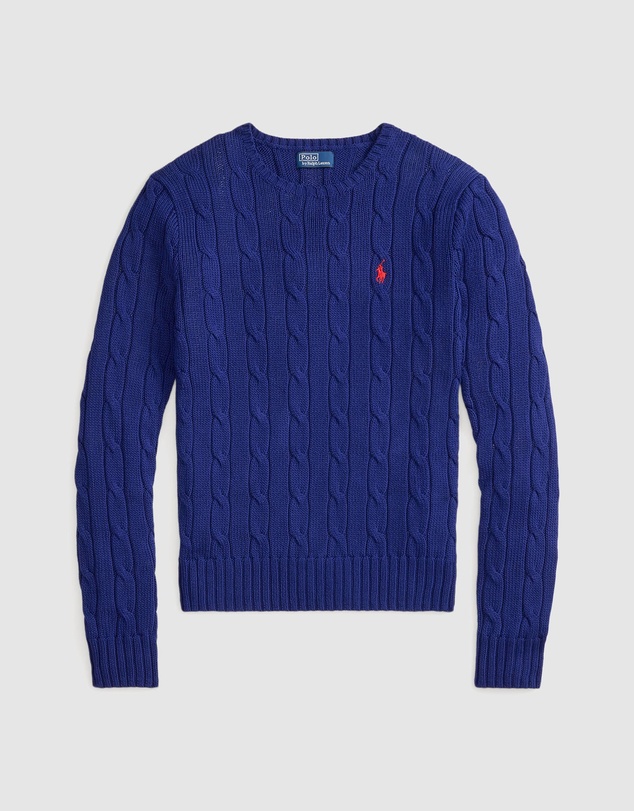Polo Ralph Lauren - Cable-Knit Cotton Crewneck Sweater