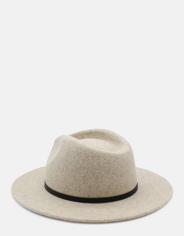 Morgan & Taylor - Soraya Wool Fedora in Beige