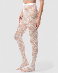High Heel Jungle - Femme Lace Premium Tights