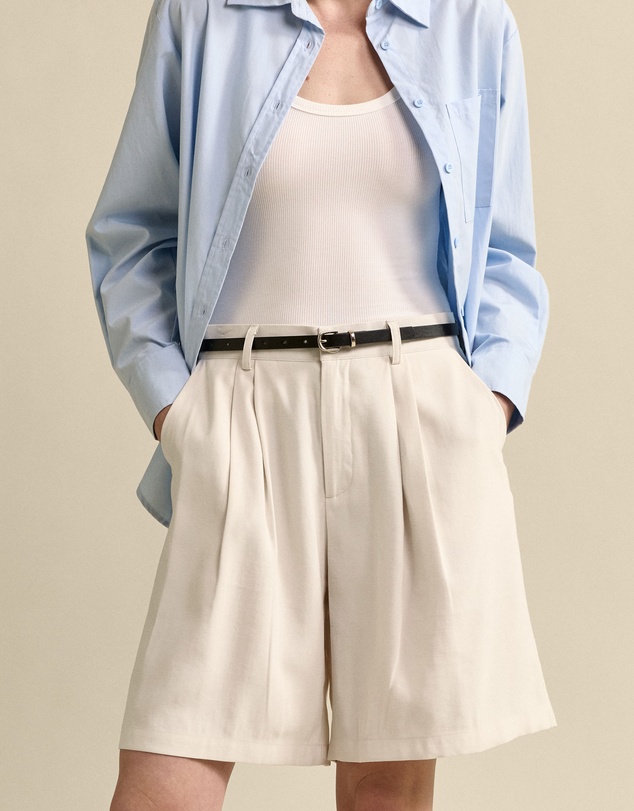 MVN - Long Linen Shorts