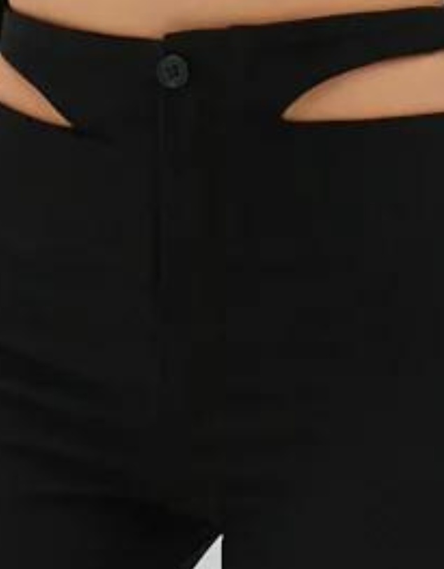 Style Addict - Waist Slit Pants - Black